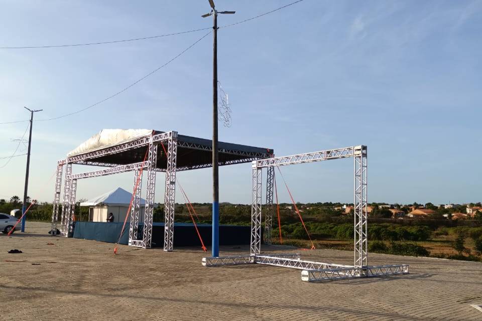 Estrutura em boxtruss