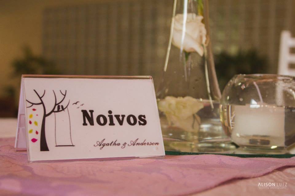 Reserva mesa dos noivos