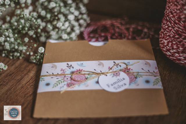 Convite Envelope Floral