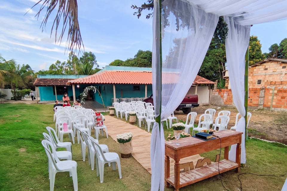 Casamento ao ar livre