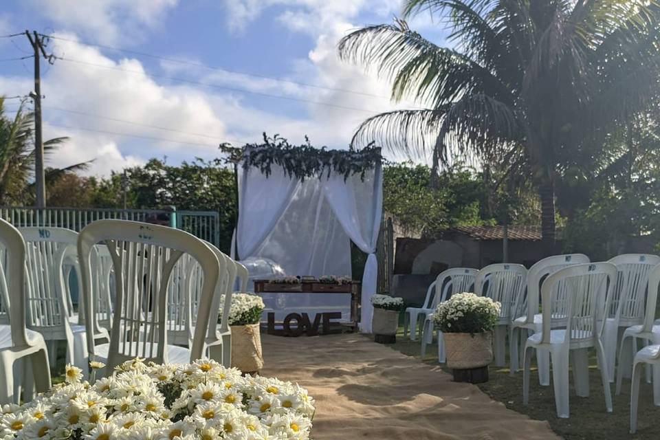 Casamento ao ar livre