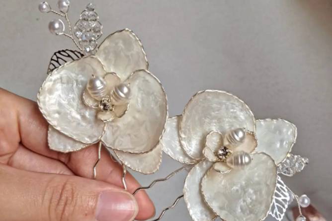 Par de Orquídeas Ganchos