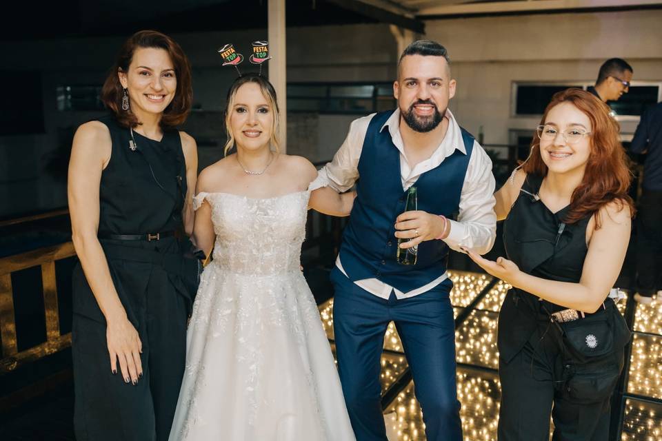 Foto com os Noivos