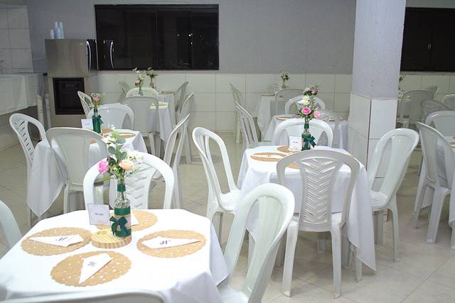 Decoração de salão de igreja