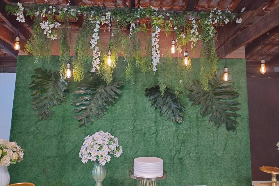 Painel para mesa do bolo