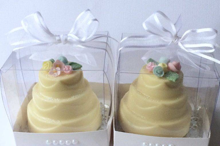 Mini bolos de lembrança