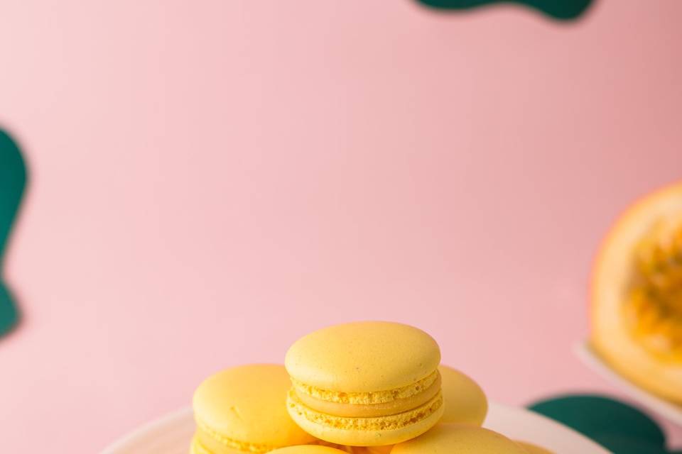 Macaron de maracujá