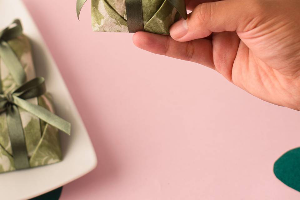 Bem casado verde oliva