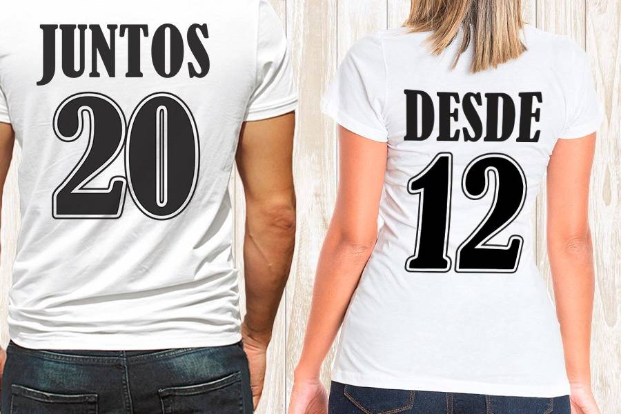 Camisetas casal