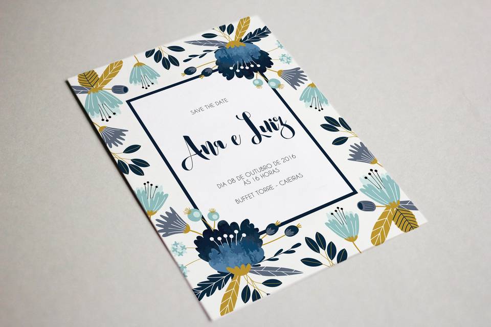Save the Date - Floral