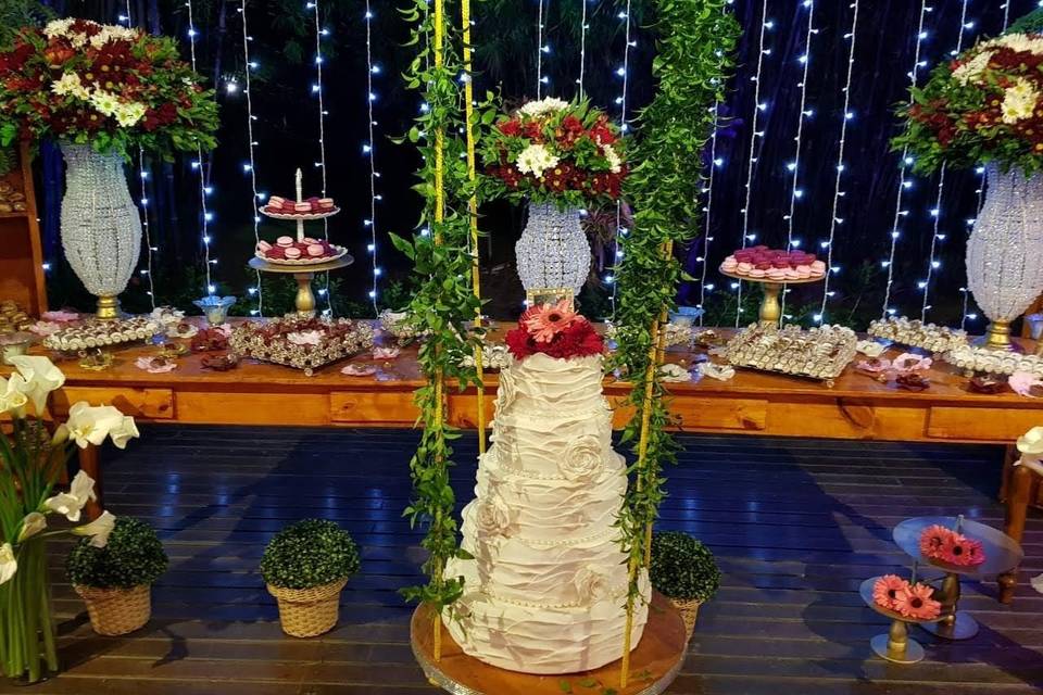 Decoração de casamento simples