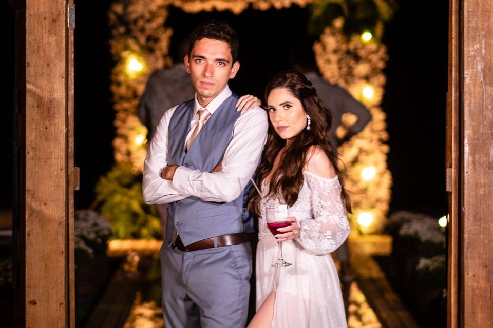 Noivos Ana Luiza e Gabriel