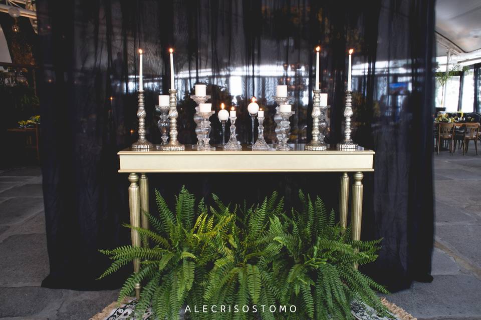 Casamento Amarelo e preto