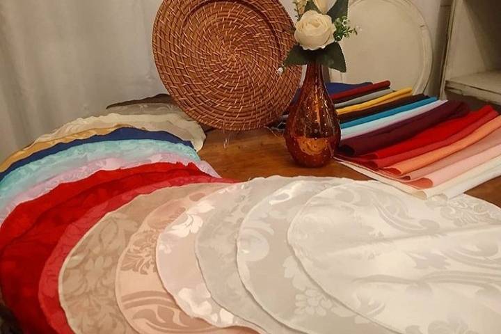 Paleta de cores toalha de mesa