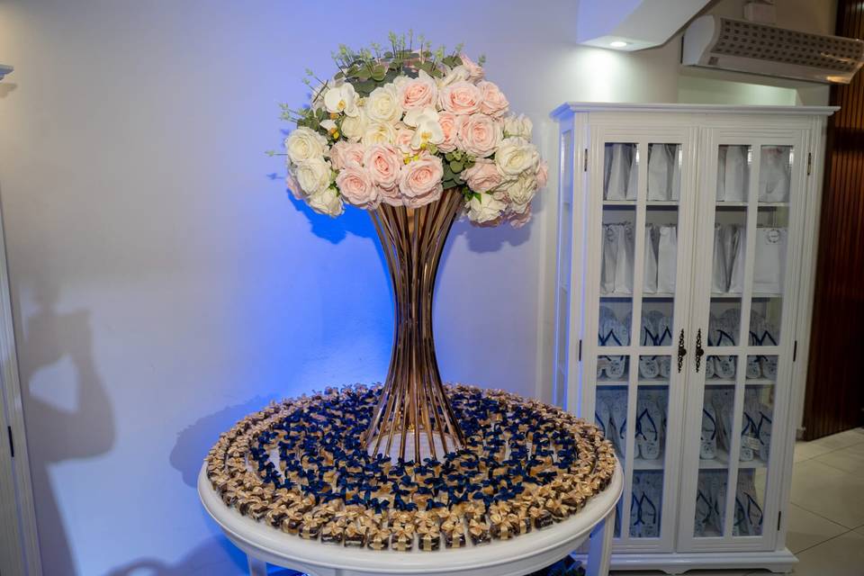 Layout dos doces arrumados