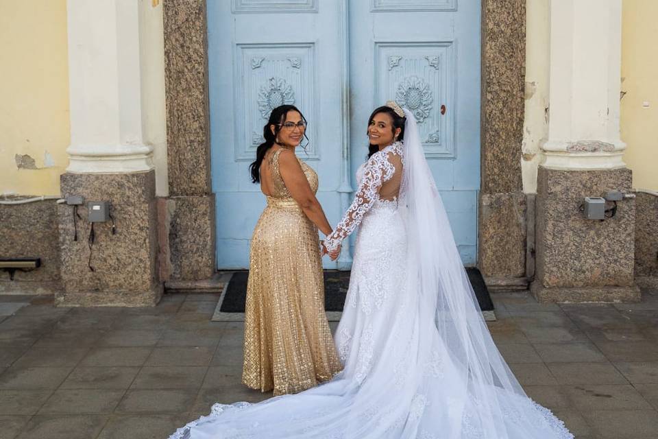Antes da entrada da noiva