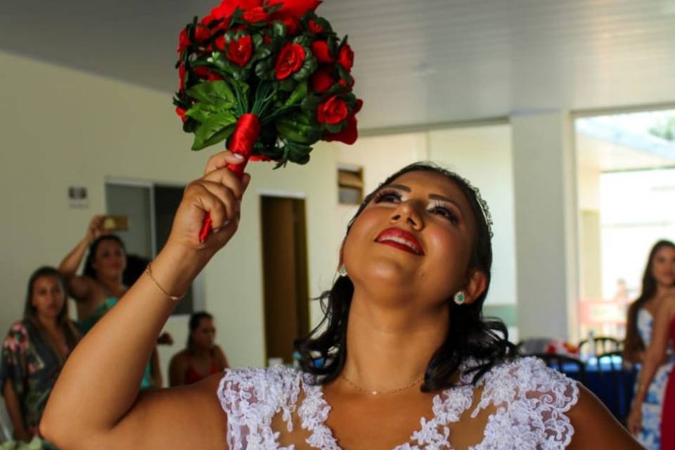 Detalhes de busto do vestido