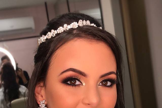 Noiva com beleza incrível