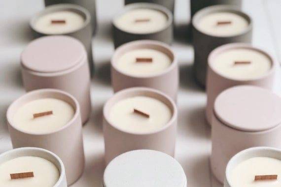 Velas no concreto  padrinhos