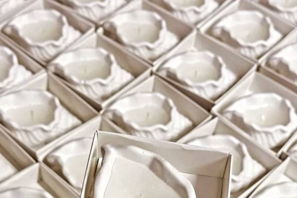 Lembrancinhas vela concha