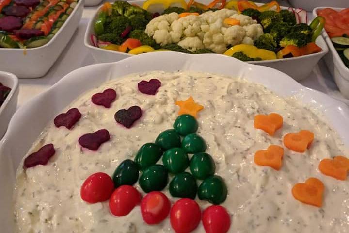 Salada de frutas com chantilly