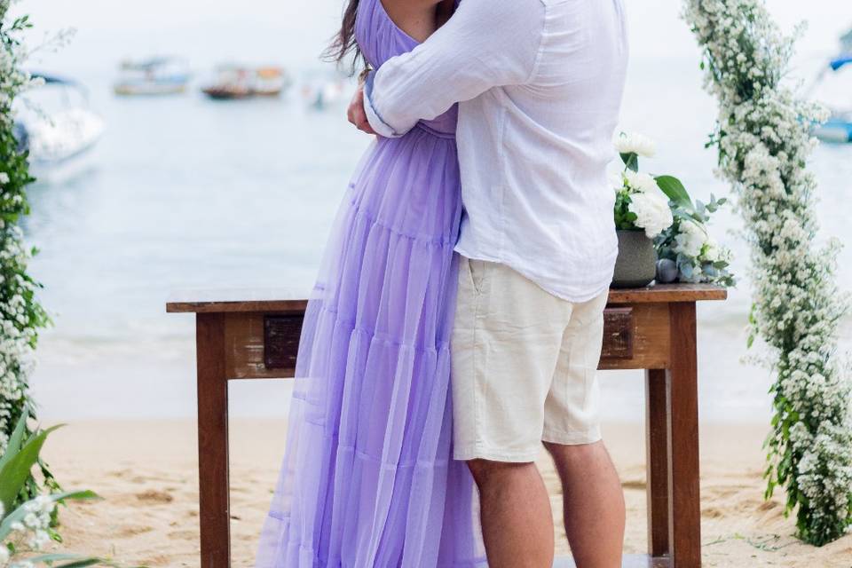 Casamento pé na areia Paraty