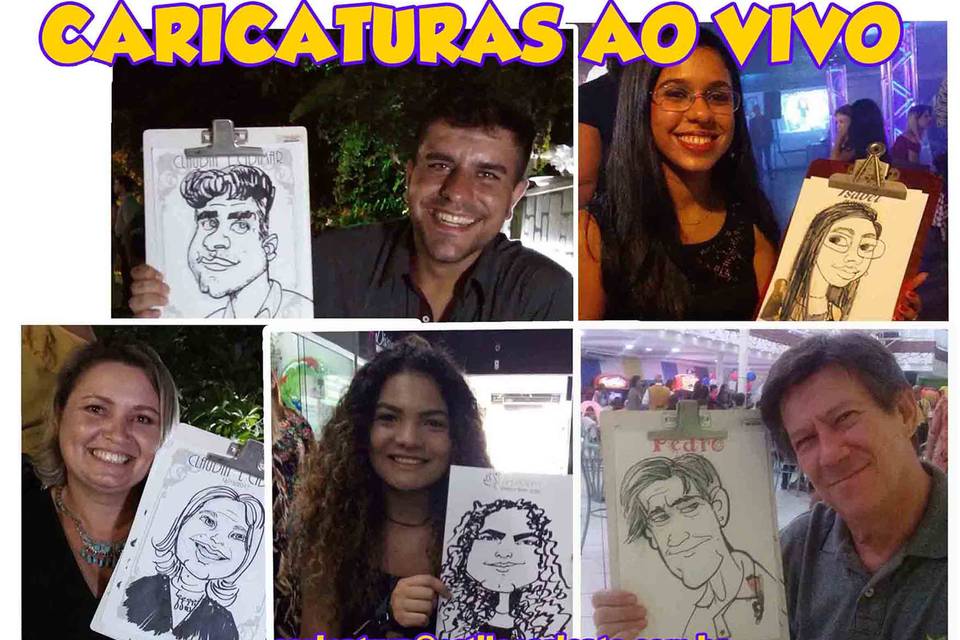 Caricatura ao vivo em evento