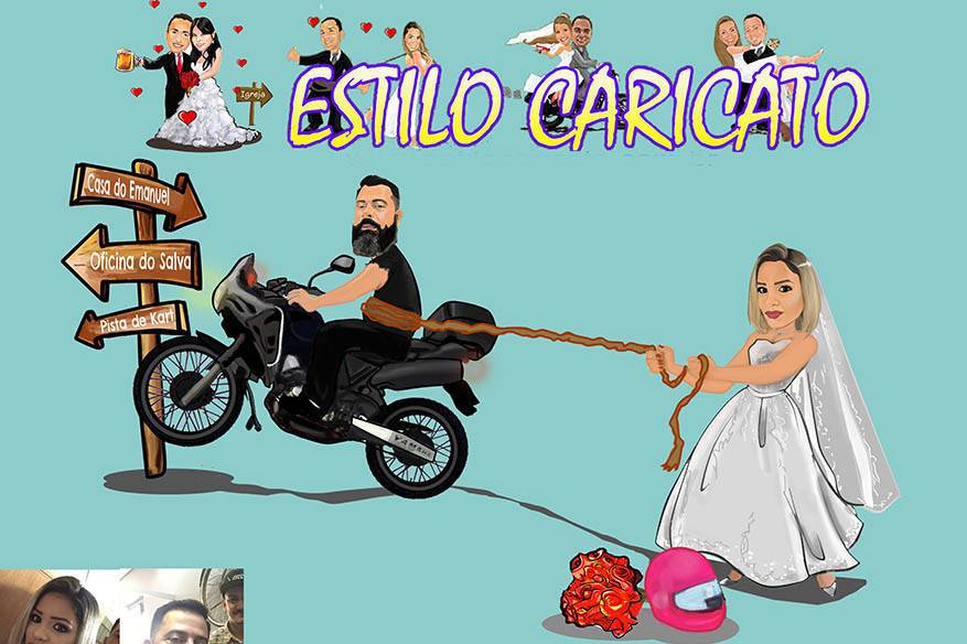 Marcio Xkid Caricaturista Sp: MOTO ARTES & CARICATURAS