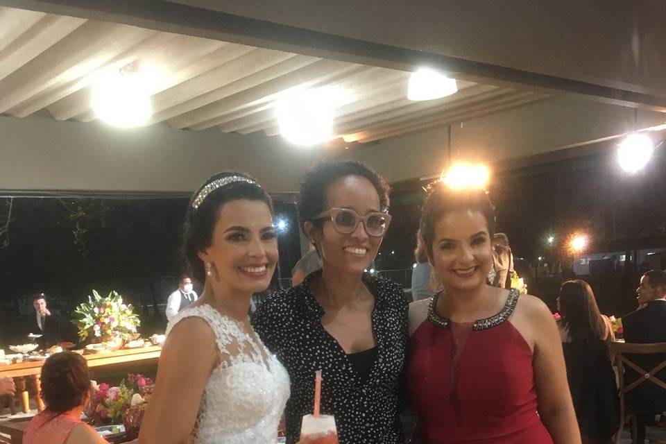 Irmãs que fiz o casamento