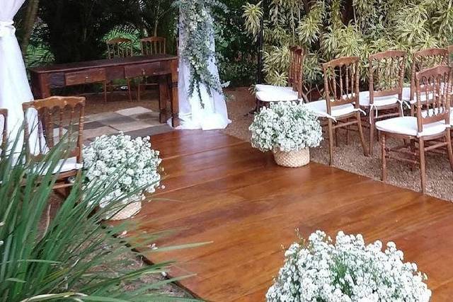 Jardim externo