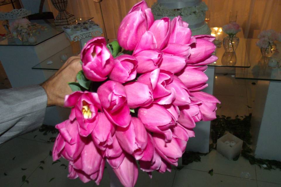 Buque de tulipas