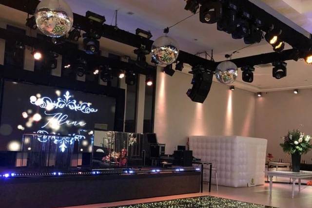 Pista LED Dourada