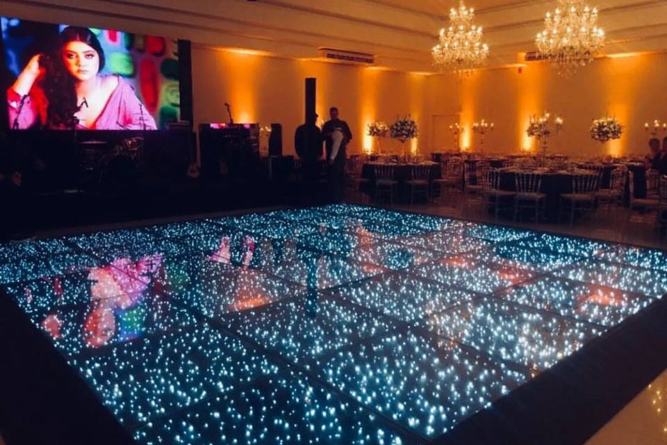 Pista Led Prata