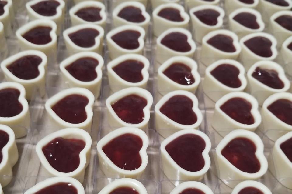 Doces finos geleia morango
