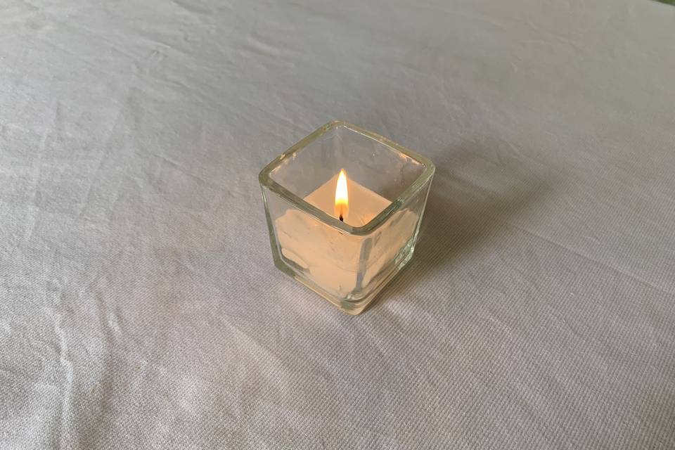 Velas aromatizadas quadradas