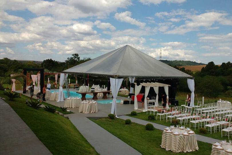 Tenda cristal 10x10 metros