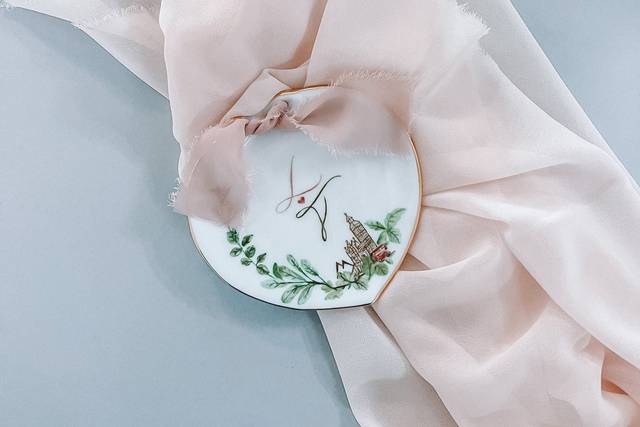 Porcelana Pintada à mão