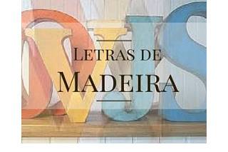 Letras de Madeira Logo