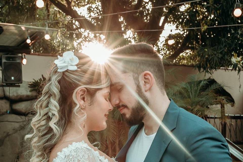 Elopement wedding romântico