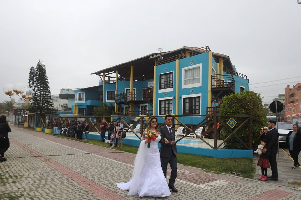 Casamento na beira da praia