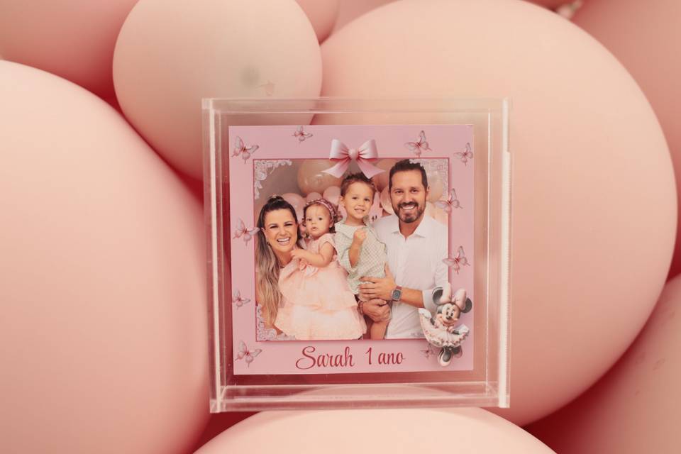 Porta retrato acrílico