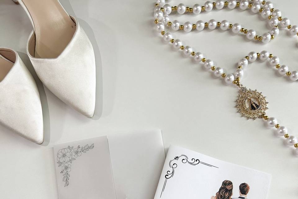 Convite de casamento saia