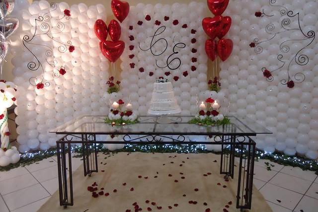 Murais e paineis de balões