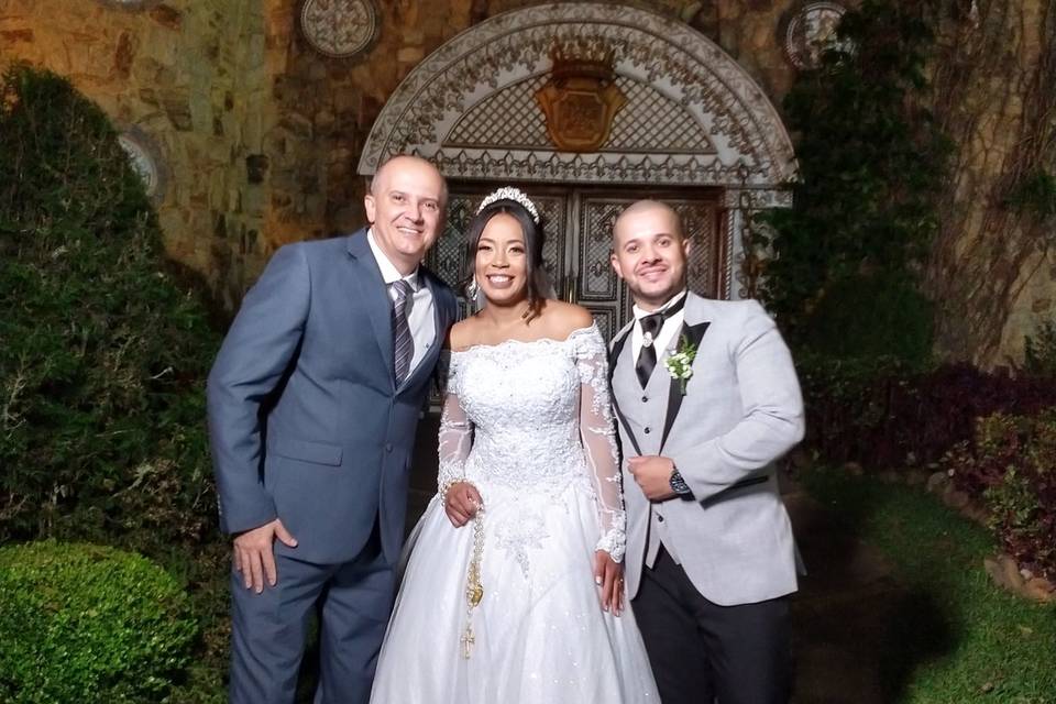 Alegria no final do cerimonial