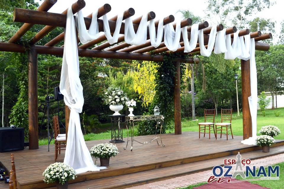 Pérgola para cerimônias