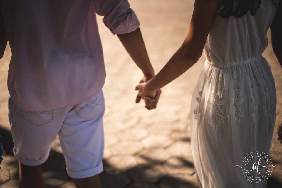 Pré wedding na praia