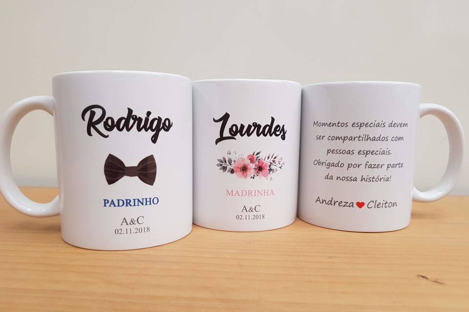 Canecas padrinhos