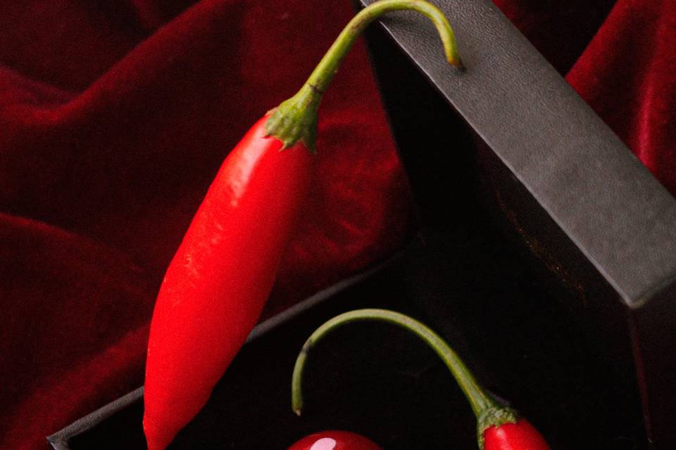 Bombom de Morango e Pimenta