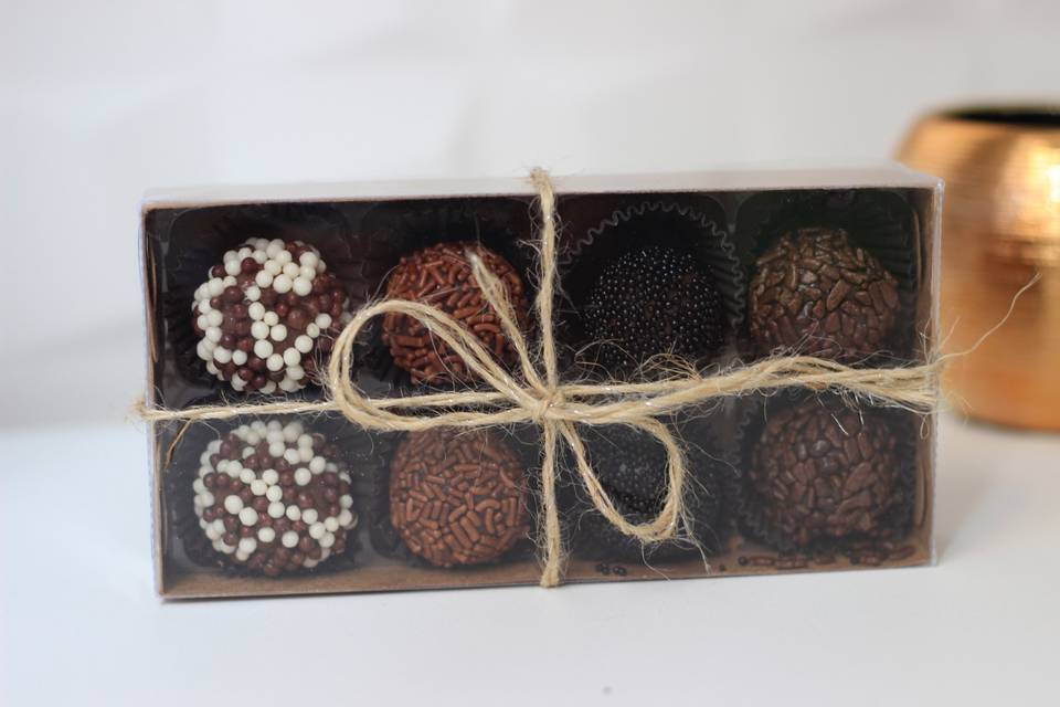 Brigadeiros para presentes