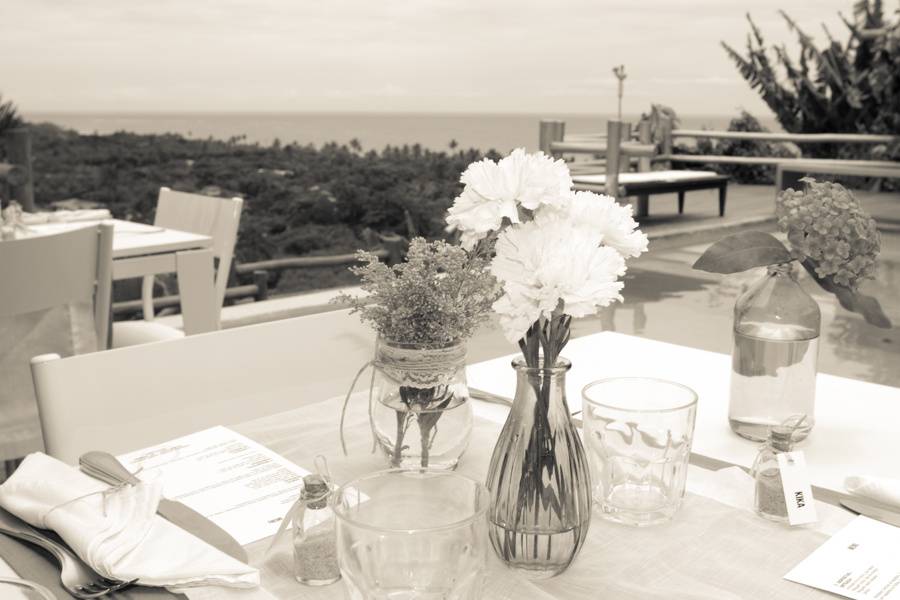 Casamento com vista para o mar